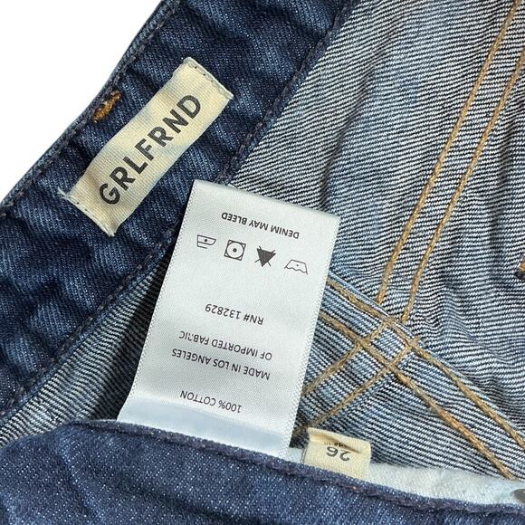 Grlfrnd Classic Blue Hailey Bootcut Denim Jeans Size 26 - Picture 4 of 4